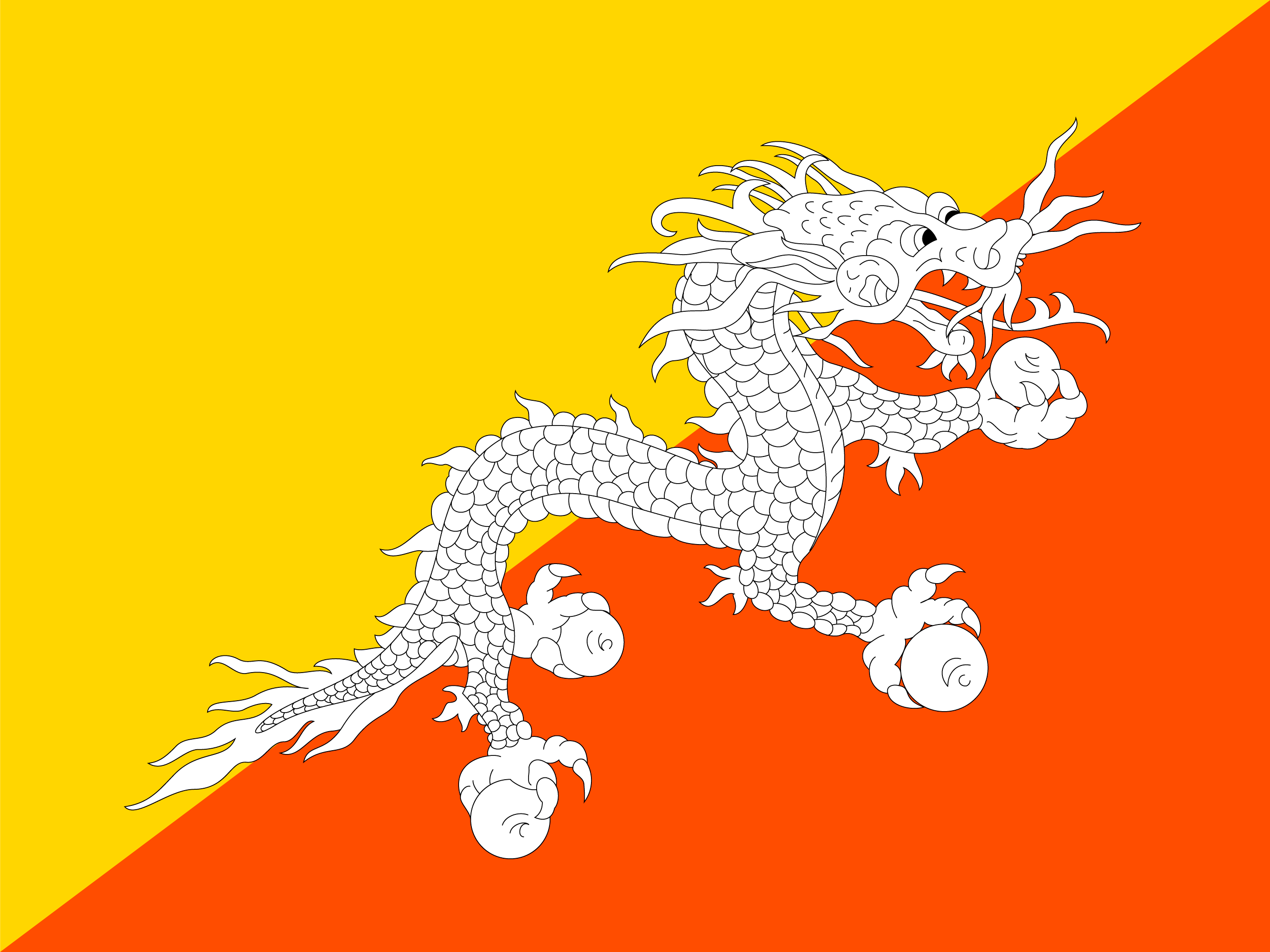 ভুটান পতাকা