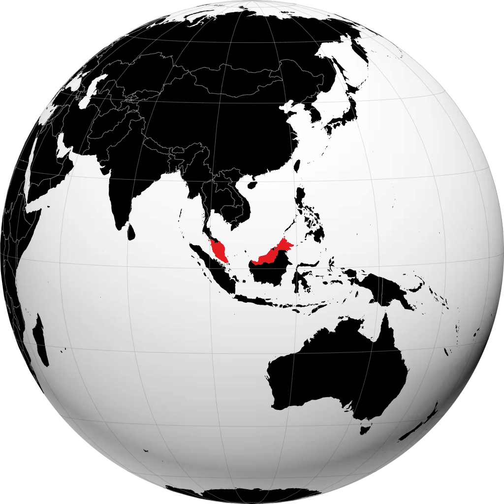 মালয়েশিয়া গ্লোবে